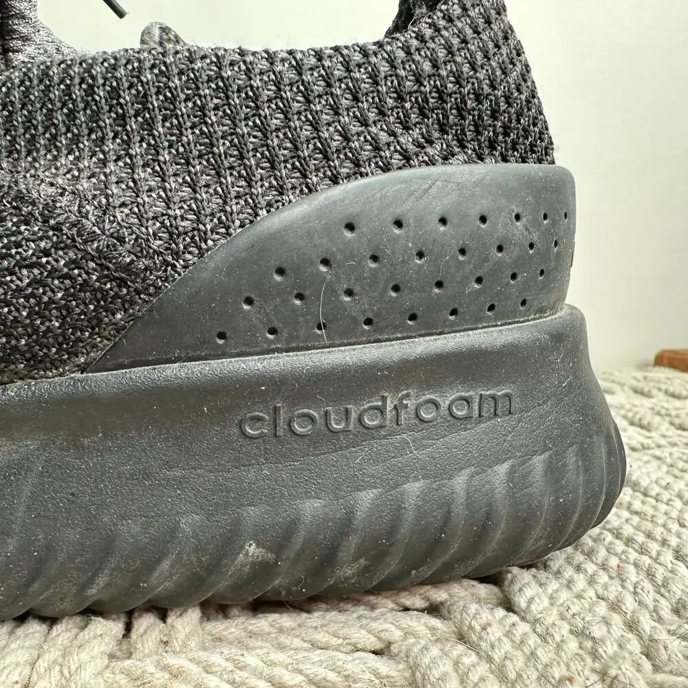 Adidas: Black Cloud Foam Sneakers